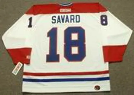SERGE SAVARD Montreal Canadiens 1979 CCM Throwback Home NHL Jersey 