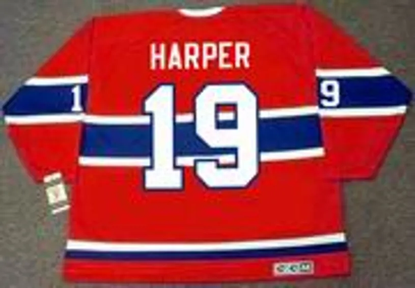 TERRY HARPER Montreal Canadiens 1969 CCM Vintage NHL Hockey Jersey 