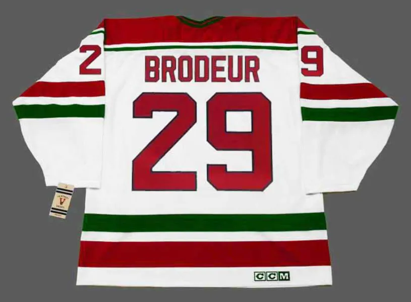 MARTIN BRODEUR New Jersey Devils 1992 CCM Vintage Throwback “Rookie” Home Jersey 