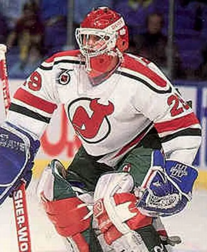 MARTIN BRODEUR New Jersey Devils 1992 CCM Vintage Throwback “Rookie” Home Jersey 