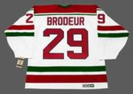 MARTIN BRODEUR New Jersey Devils 1992 CCM Vintage Throwback “Rookie” Home Jersey 