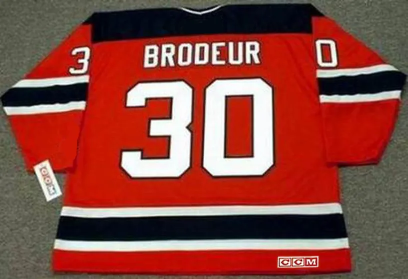 MARTIN BRODEUR New Jersey Devils 2003 Away CCM Throwback NHL Hockey Jersey 