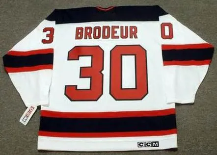 MARTIN BRODEUR New Jersey Devils 2003 Home CCM Throwback NHL Hockey Jersey 