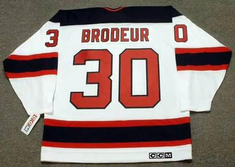 MARTIN BRODEUR New Jersey Devils 2003 Home CCM Throwback NHL Hockey Jersey 