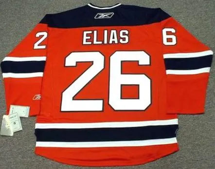 PATRIK ELIAS New Jersey Devils 2010 REEBOK Throwback NHL Hockey Jersey 