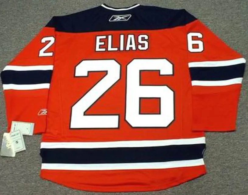 PATRIK ELIAS New Jersey Devils 2010 REEBOK Throwback NHL Hockey Jersey 