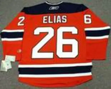 PATRIK ELIAS New Jersey Devils 2010 REEBOK Throwback NHL Hockey Jersey 