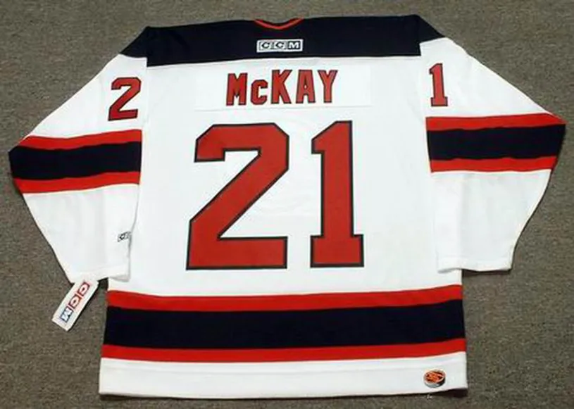 RANDY McKAY New Jersey Devils 1998 CCM Throwback Home NHL Hockey Jersey 