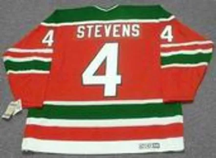 SCOTT STEVENS New Jersey Devils 1991 CCM Vintage Throwback NHL Away Jersey 
