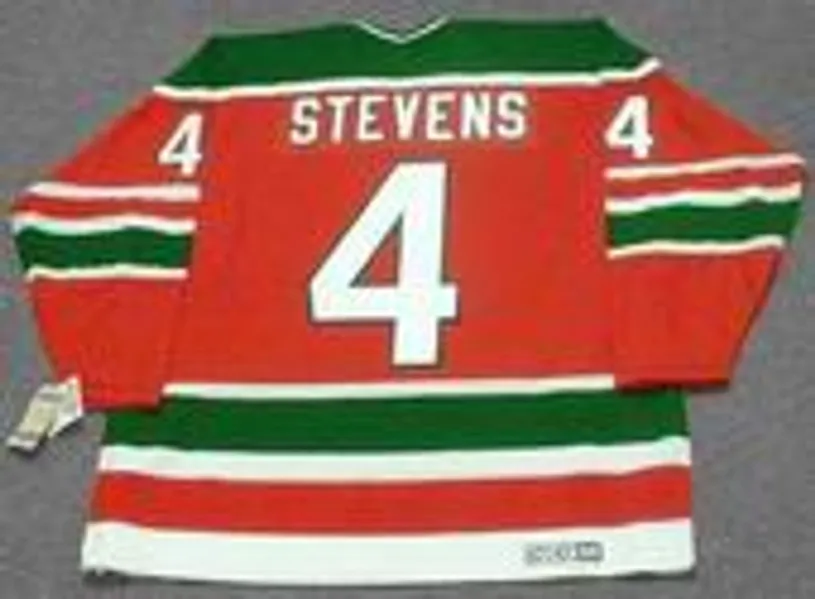 SCOTT STEVENS New Jersey Devils 1991 CCM Vintage Throwback NHL Away Jersey 
