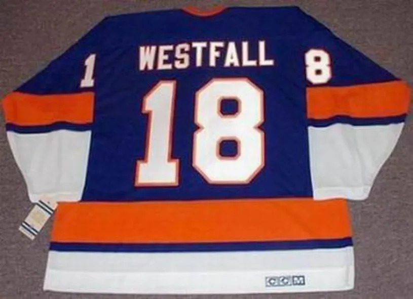 ED WESTFALL New York Islanders 1973 CCM Vintage Throwback Hockey Jersey 