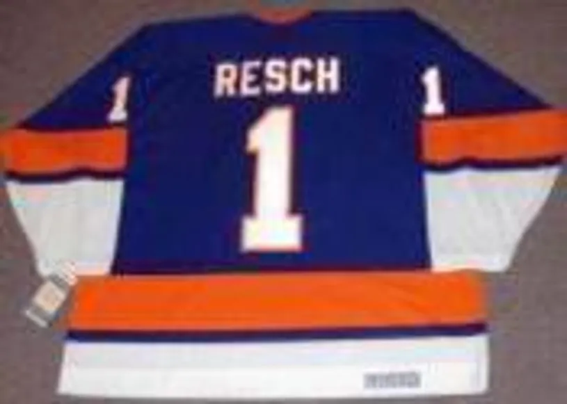 GLENN RESCH New York Islanders 1973 CCM Vintage Throwback Hockey Jersey 