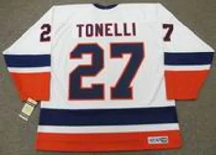 JOHN TONELLI New York Islanders 1982 CCM Vintage Home NHL Hockey Jersey 