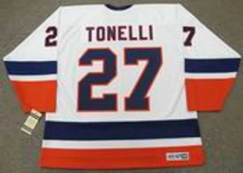 JOHN TONELLI New York Islanders 1982 CCM Vintage Home NHL Hockey Jersey 