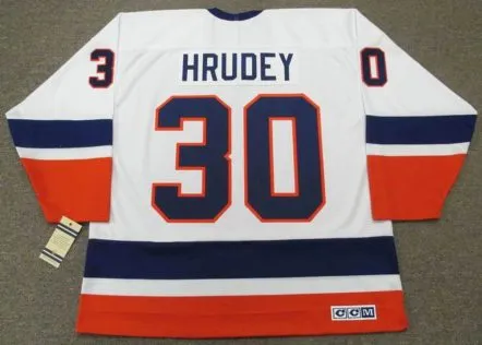 KELLY HRUDEY New York Islanders 1984 CCM Vintage Home NHL Hockey Jersey 