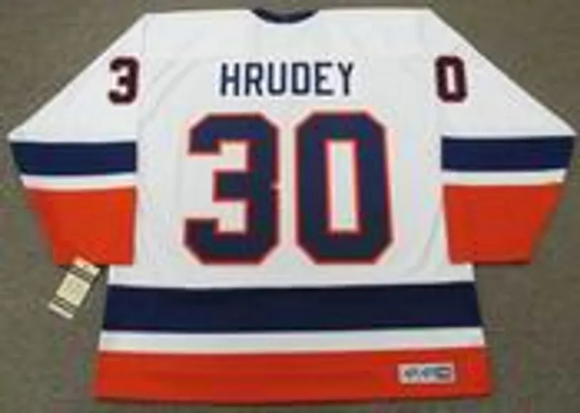 KELLY HRUDEY New York Islanders 1984 CCM Vintage Home NHL Hockey Jersey 
