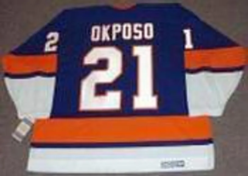 KYLE OKPOSO New York Islanders 1970’s CCM Vintage Throwback Hockey Jersey 