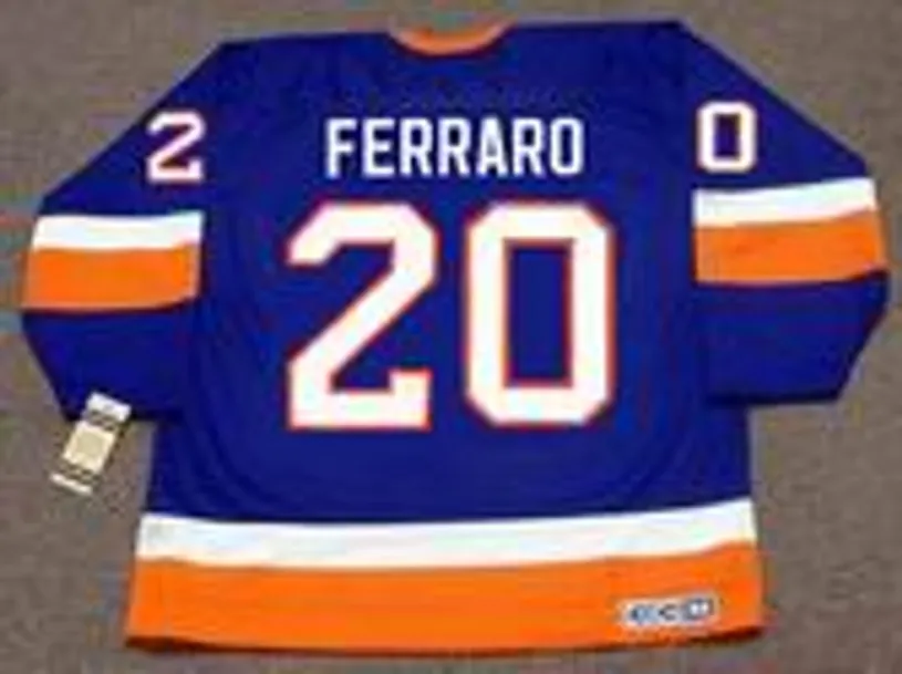 RAY FERRARO New York Islanders 1993 Away CCM Vintage Throwback NHL Hockey Jersey 