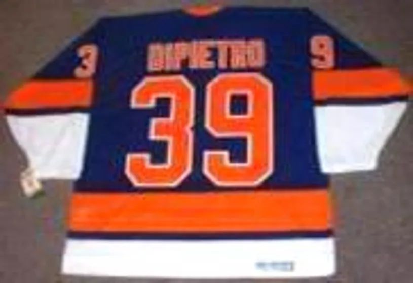 RICK DiPIETRO New York Islanders 1970’s CCM Vintage Throwback Away Hockey Jersey 