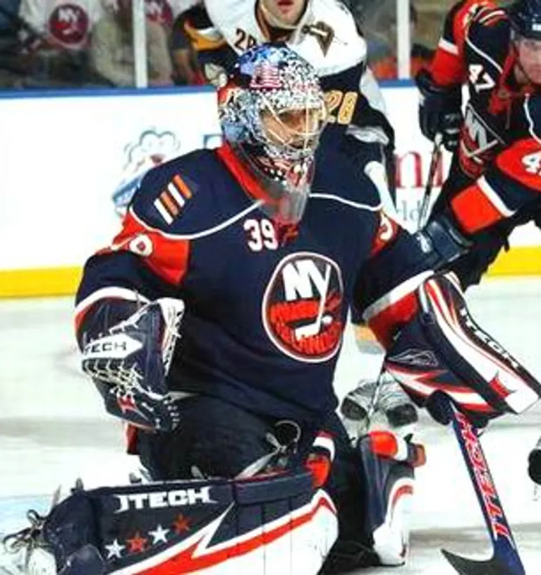 RICK DiPIETRO New York Islanders 2009 REEBOK Throwback NHL Hockey Jersey 