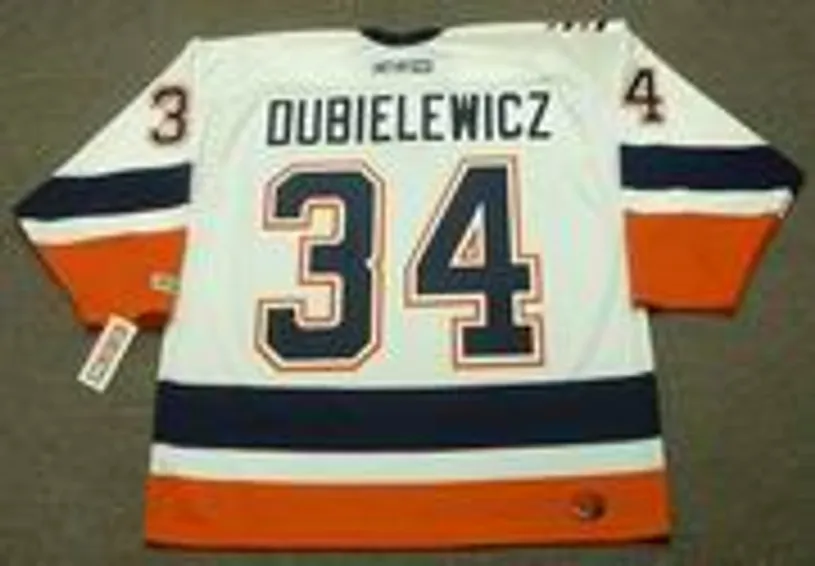 WADE DUBIELEWICZ New York Islanders 2006 Away CCM Throwback NHL Jersey 