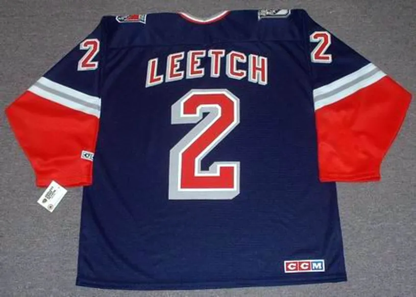 BRIAN LEETCH New York Rangers 1996 Alternate CCM NHL Vintage Throwback Jersey 