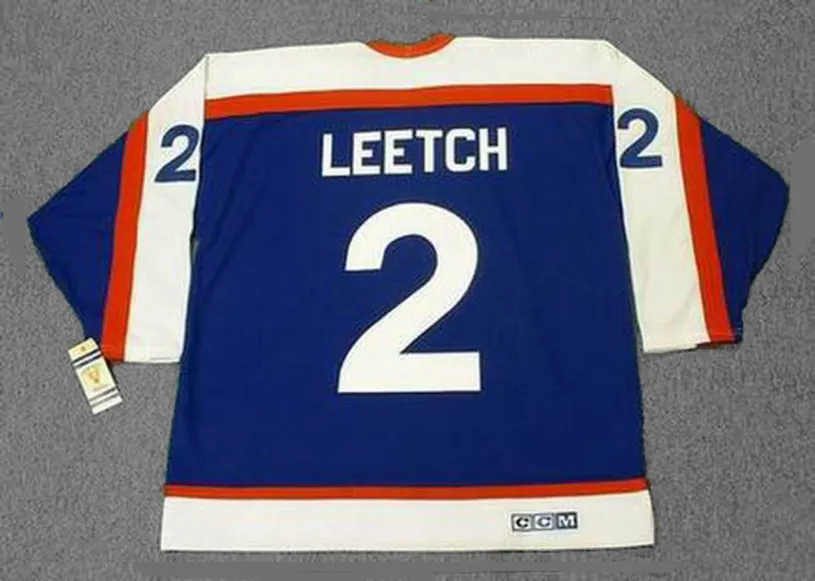 BRIAN LEETCH New York Rangers 2003 CCM Vintage Throwback NHL Hockey Jersey 