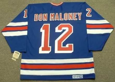 DON MALONEY New York Rangers 1979 CCM Vintage Throwback NHL Hockey Jersey 