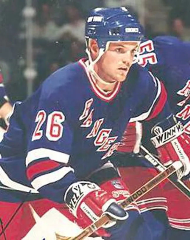 JOEY KOCUR New York Rangers 1990’s CCM Vintage Throwback NHL Hockey Jersey 