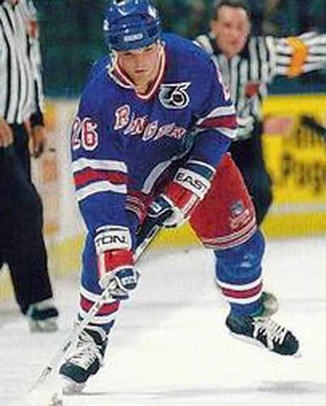 JOEY KOCUR New York Rangers 1991 CCM Vintage Throwback NHL Hockey Jersey 