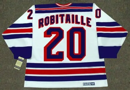 LUC ROBITAILLE New York Rangers 1995 CCM Vintage Home NHL Hockey Jersey 