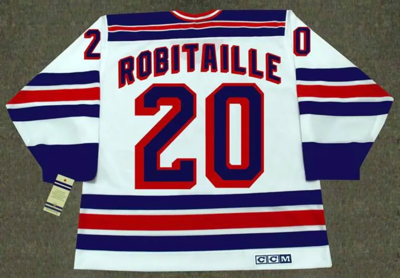 LUC ROBITAILLE New York Rangers 1995 CCM Vintage Home NHL Hockey Jersey 