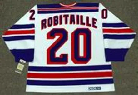 LUC ROBITAILLE New York Rangers 1995 CCM Vintage Home NHL Hockey Jersey 