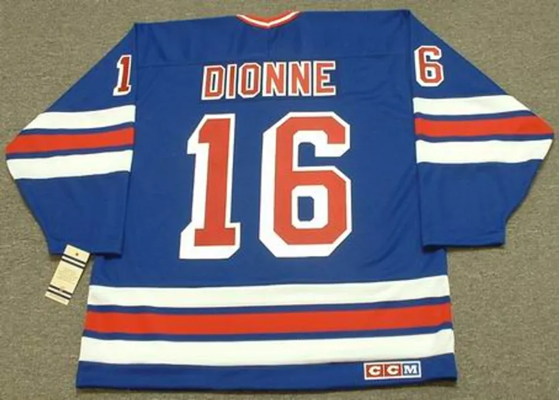 MARCEL DIONNE New York Rangers 1987 CCM Vintage Throwback NHL Hockey Jersey 