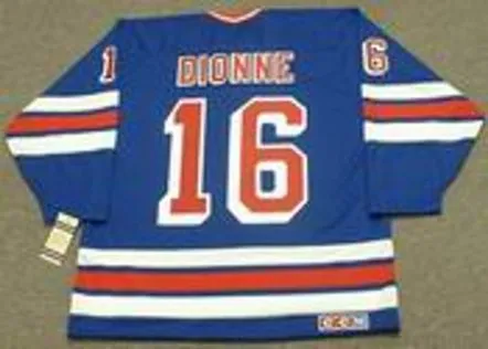 MARCEL DIONNE New York Rangers 1987 CCM Vintage Throwback NHL Hockey Jersey 