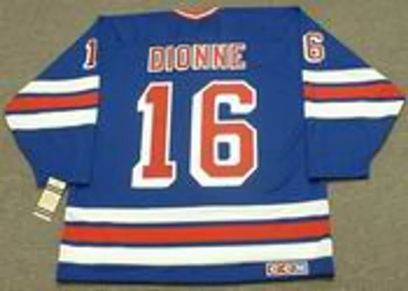 MARCEL DIONNE New York Rangers 1987 CCM Vintage Throwback NHL Hockey Jersey 