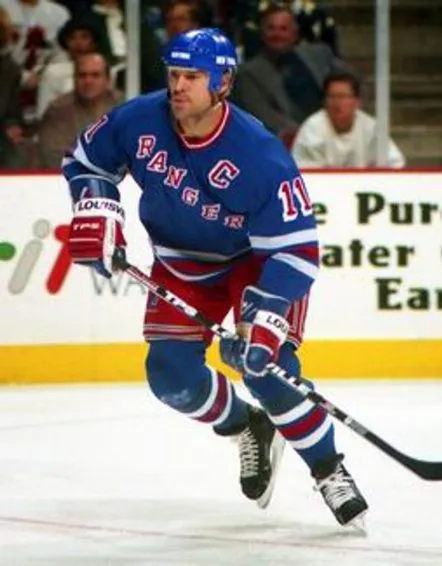 MARK MESSIER New York Rangers 1990’s CCM Vintage Throwback NHL Hockey Jersey 