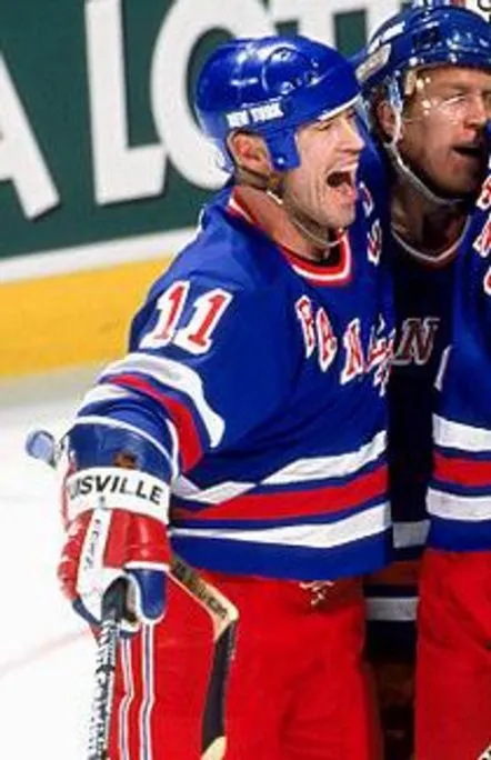 MARK MESSIER New York Rangers 1990’s CCM Vintage Throwback NHL Hockey Jersey 