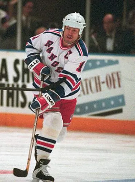 MARK MESSIER New York Rangers 1990’s Home CCM NHL Throwback Jersey 