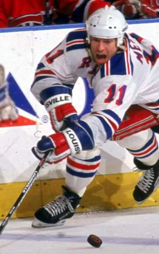 MARK MESSIER New York Rangers 1990’s Home CCM NHL Throwback Jersey 