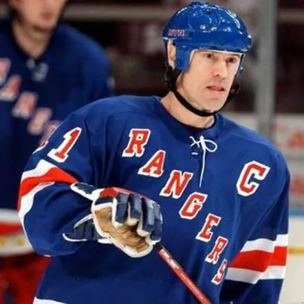 MARK MESSIER New York Rangers 2004 CCM Throwback Away NHL Jersey 