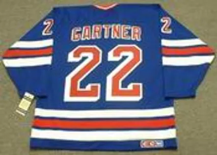 MIKE GARTNER New York Rangers 1992 CCM Vintage Throwback NHL Hockey Jersey 