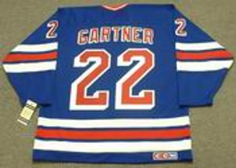 MIKE GARTNER New York Rangers 1992 CCM Vintage Throwback NHL Hockey Jersey 