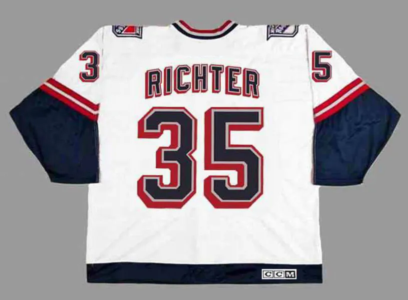 MIKE RICHTER New York Rangers 1998 CCM Throwback Alternate NHL Jersey 