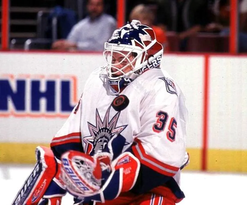 MIKE RICHTER New York Rangers 1998 CCM Throwback Alternate NHL Jersey 