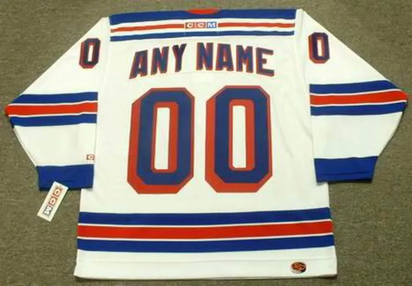 NEW YORK RANGERS 1990’s CCM Throwback Home Jersey Customized “Any Name & Number(s)” 