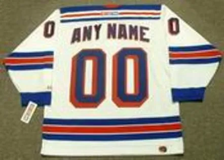 NEW YORK RANGERS 1990’s CCM Throwback Home Jersey Customized “Any Name & Number(s)” 