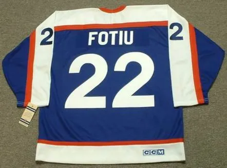 NICK FOTIU New York Rangers 1978 CCM Vintage Throwback NHL Hockey Jersey 
