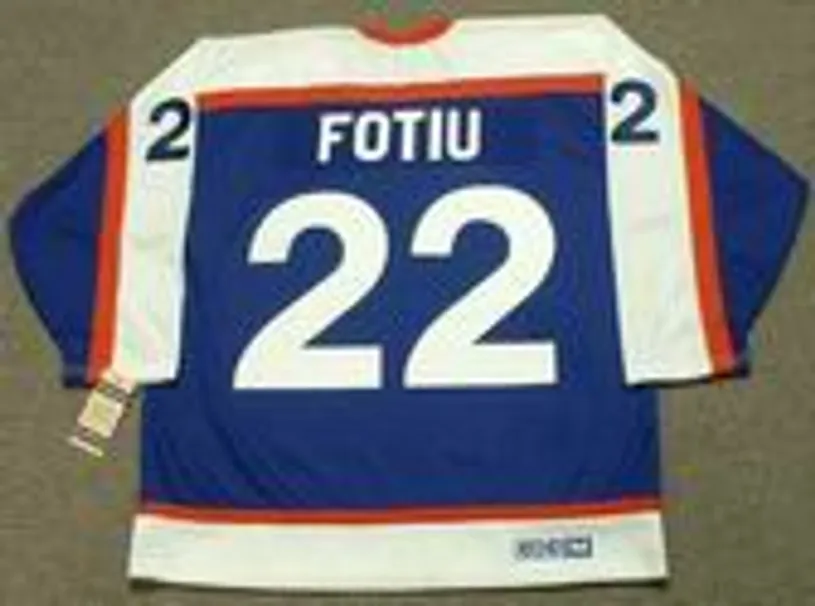 NICK FOTIU New York Rangers 1978 CCM Vintage Throwback NHL Hockey Jersey 