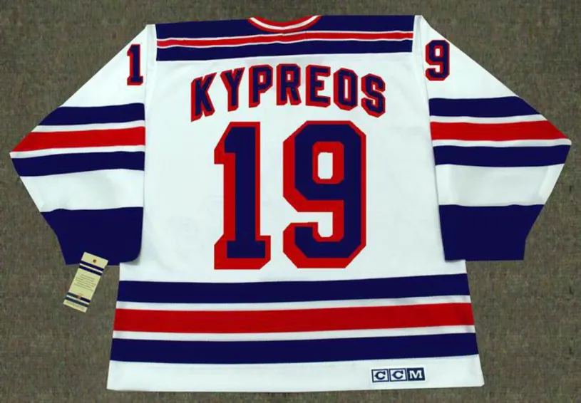 NICK KYPREOS New York Rangers 1993 CCM Vintage Home NHL Hockey Jersey 